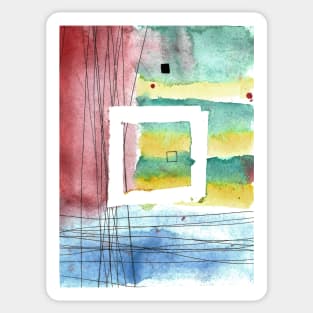 "Endless Summer" Abstraction Sticker